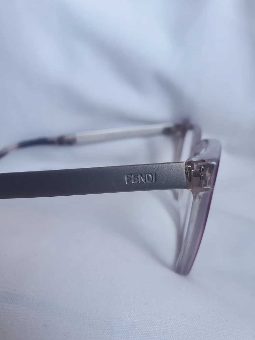 Fendi Women's Pink Square Optical Glasses